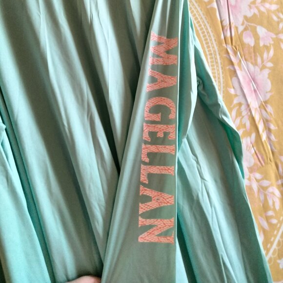 Magellan Outdoor Women's Plus Caddo Lake Logo Long Sleeve Size 3X - Picture 7 of 9